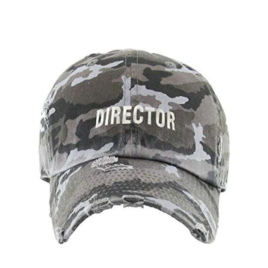 Director Vintage Baseball Cap Embroidered Adjustable Distressed Dad Hat