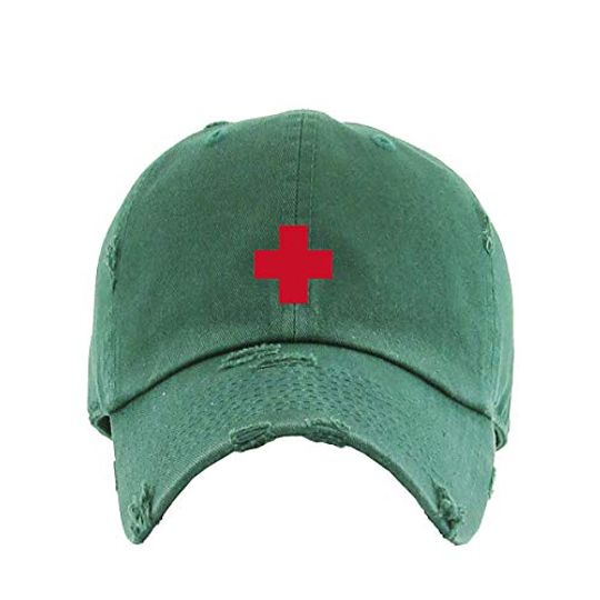 Lifeguard Vintage Baseball Cap Embroidered Adjustable Distressed Dad Hat