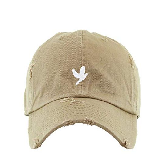 Dove Vintage Baseball Cap Embroidered Adjustable Distressed Dad Hat