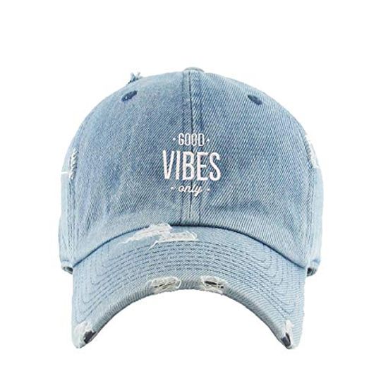 Good V Only Vintage Baseball Cap Embroidered Adjustable Distressed Dad Hat