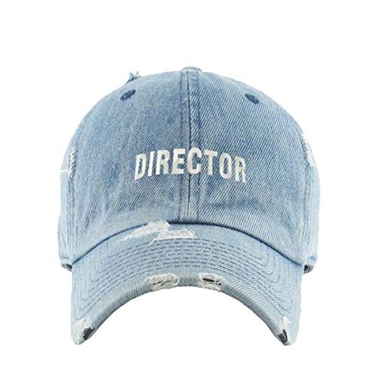 Director Vintage Baseball Cap Embroidered Adjustable Distressed Dad Hat