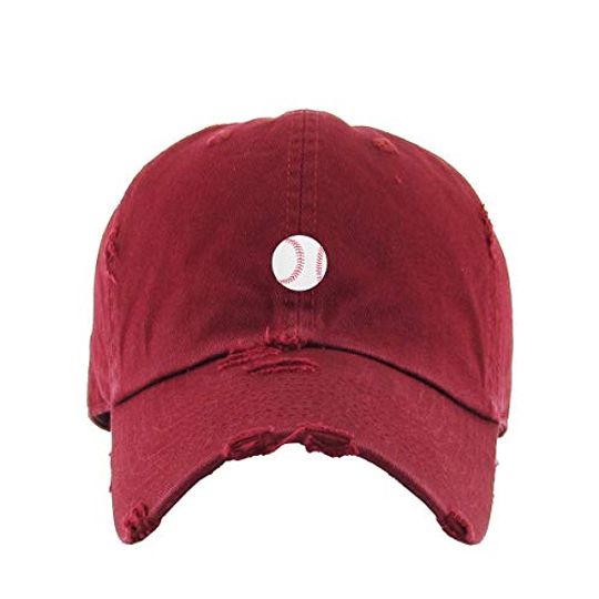 Baseball Vintage Baseball Cap Embroidered Adjustable Distressed Dad Hat