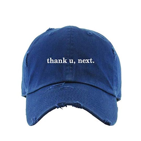 Thank You, Next Vintage Baseball Cap Embroidered Adjustable Distressed Dad Hat