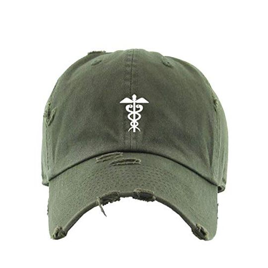 EMT Logo Vintage Baseball Cap Embroidered Adjustable Distressed Dad Hat