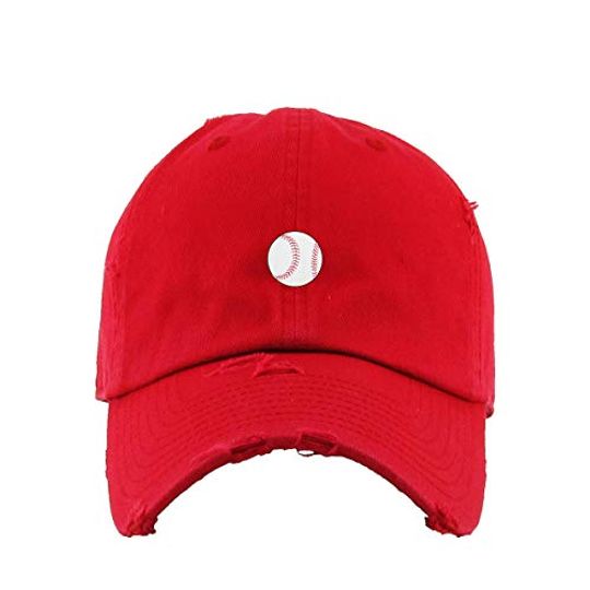 Baseball Vintage Baseball Cap Embroidered Adjustable Distressed Dad Hat