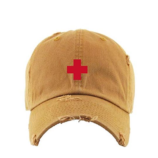 Lifeguard Vintage Baseball Cap Embroidered Adjustable Distressed Dad Hat