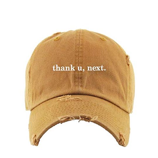 Thank You, Next Vintage Baseball Cap Embroidered Adjustable Distressed Dad Hat