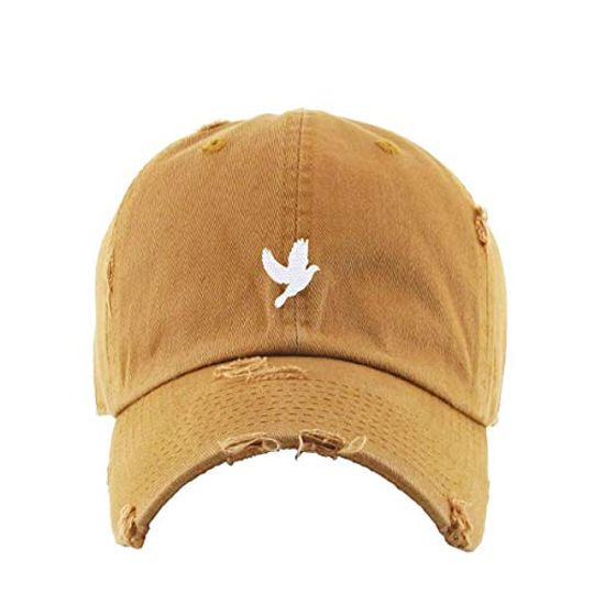 Dove Vintage Baseball Cap Embroidered Adjustable Distressed Dad Hat
