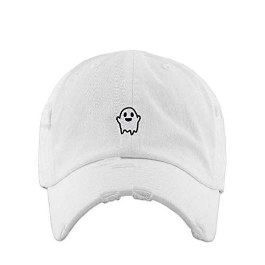 Ghost Vintage Baseball Cap Embroidered  Adjustable Distressed Dad Hat