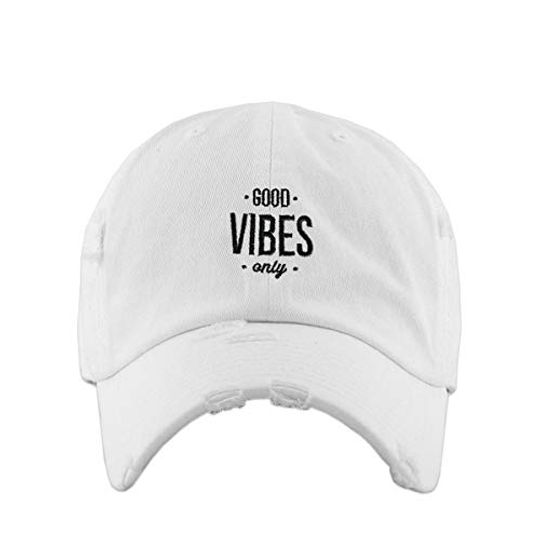 Good V Only Vintage Baseball Cap Embroidered Adjustable Distressed Dad Hat