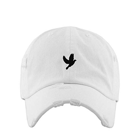 Dove Vintage Baseball Cap Embroidered Adjustable Distressed Dad Hat