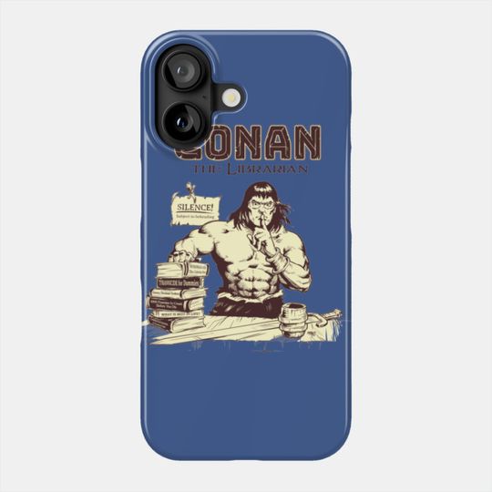Conan the Librarian - Parody Design - Phone Case