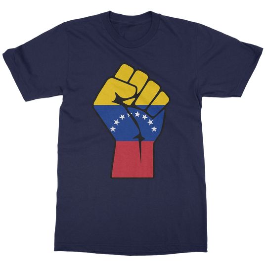 Venezuela Fist Resist - Venezuelan Flag Support Unisex T-Shirt