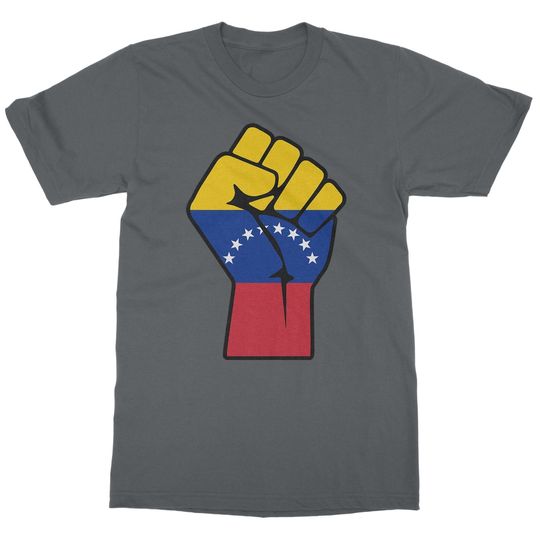 Venezuela Fist Resist - Venezuelan Flag Support Unisex T-Shirt