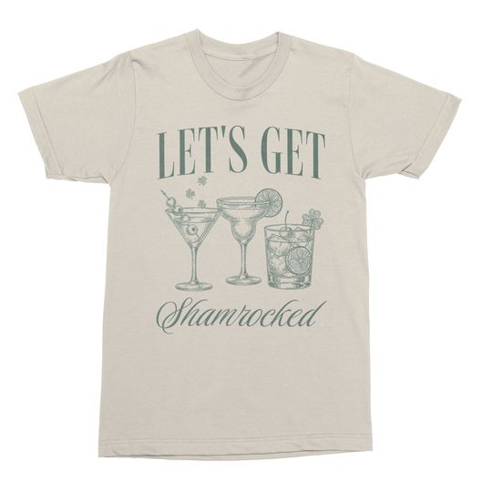 Lets Get Shamrocked - Funny Drinking St Patrick's Day Unisex T-Shirt