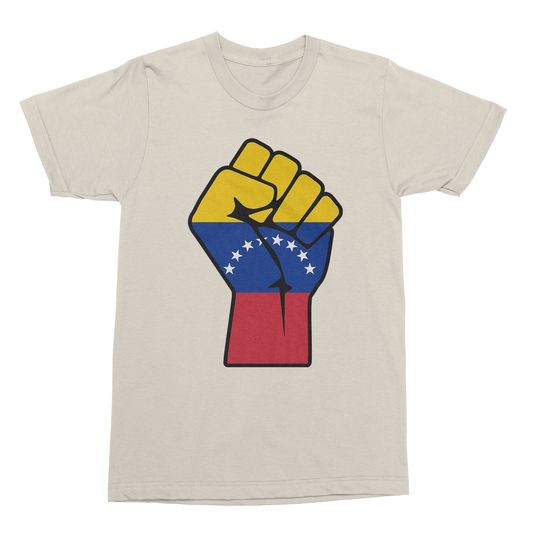 Venezuela Fist Resist - Venezuelan Flag Support Unisex T-Shirt