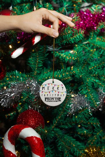 Merry Christmas Things Ceramic Ornament - From The Parallel World Xmas Lights