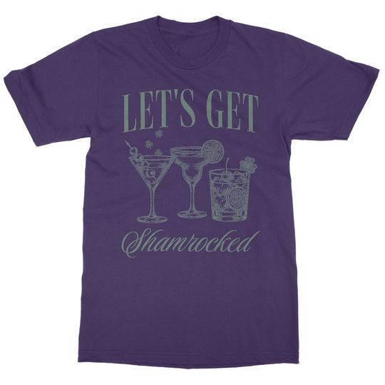 Lets Get Shamrocked - Funny Drinking St Patrick's Day Unisex T-Shirt