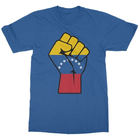 Venezuela Fist Resist - Venezuelan Flag Support Unisex T-Shirt