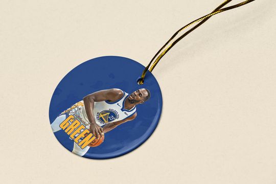 Draymond Green Ceramic Christmas Ornament - Golden State Tribute Keepsake Xmas