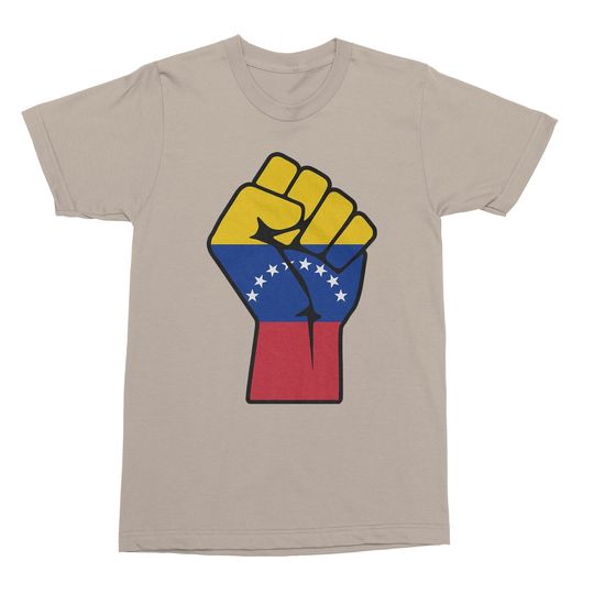 Venezuela Fist Resist - Venezuelan Flag Support Unisex T-Shirt
