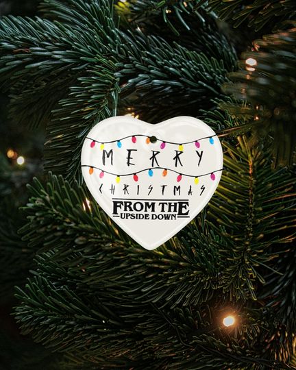 Merry Christmas Things Ceramic Ornament - From The Parallel World Xmas Lights