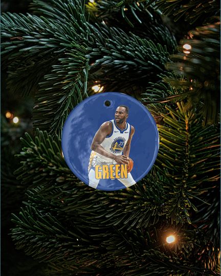 Draymond Green Ceramic Christmas Ornament - Golden State Tribute Keepsake Xmas