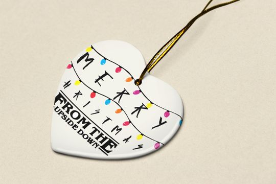 Merry Christmas Things Ceramic Ornament - From The Parallel World Xmas Lights