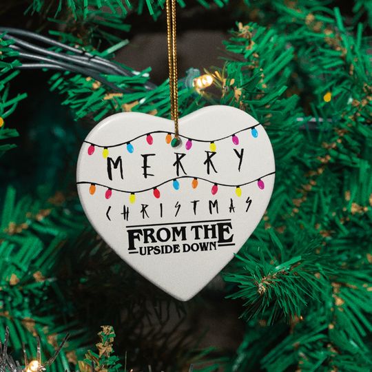 Merry Christmas Things Ceramic Ornament - From The Parallel World Xmas Lights