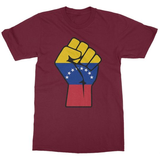 Venezuela Fist Resist - Venezuelan Flag Support Unisex T-Shirt
