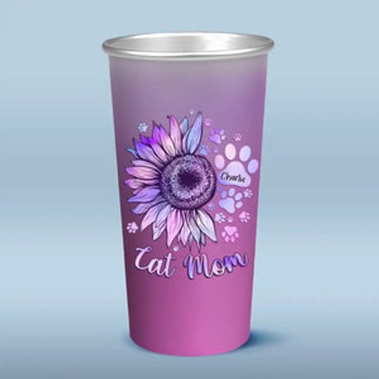 Reasons To Be Happy - Dog & Cat Personalized Custom Aluminum Changing Color Cup