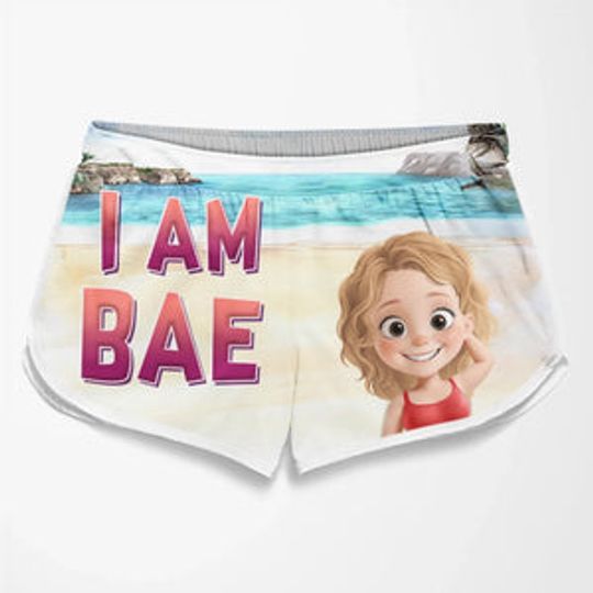 Lost And Found With Bae - Funny Personalized Custom Tropical Hawaiian Aloha Couple Beach Shorts - Summer Vacation Gift, Birthday Party Gift For Husband Wife