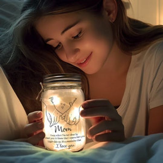 It's A Reminder That I Love You - Family Personalized Custom Mason Jar Light