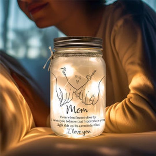 It's A Reminder That I Love You - Family Personalized Custom Mason Jar Light