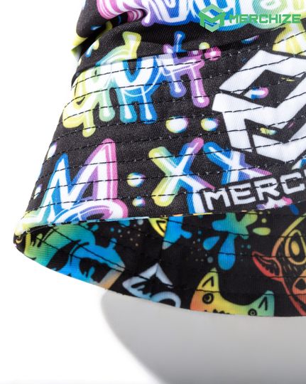 Golf Geometric Pattern Green Masters Tournament Reversible Bucket Hat