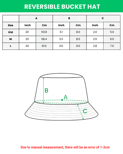 Golf Geometric Pattern Green Masters Tournament Reversible Bucket Hat