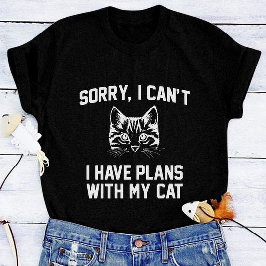 Cat Lover  Loose Casual T Shirt