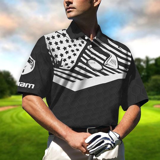 Some Grandpas Take Naps Real Grandpas Play Golf Then Take A Nap 3D Printed Golf Polo Shirt