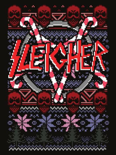 Sleigher Men's Black Christmas Sweatshirt