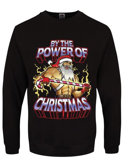 Christmas Power Men’s Black Sweatshirt