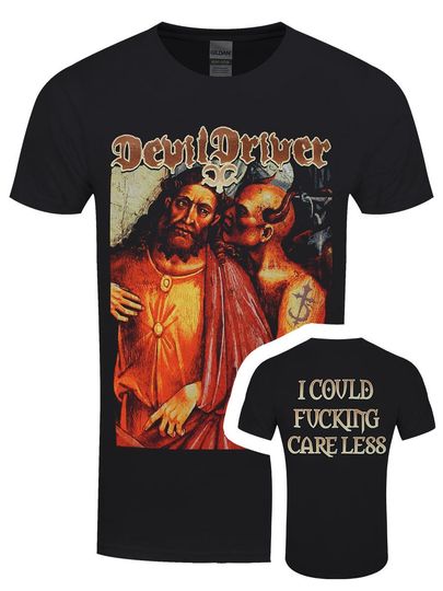 Devildriver Jesus Care Less Mens Black T-Shirt