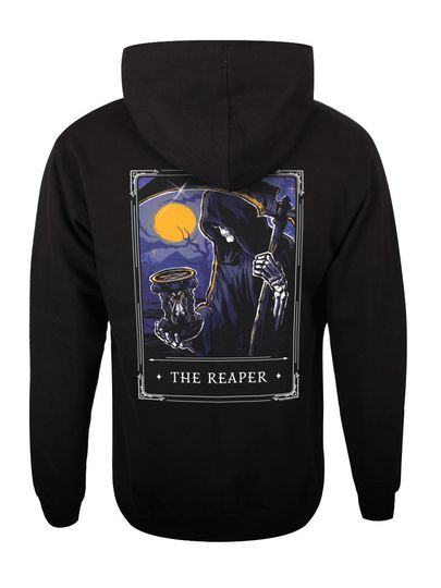 Deadly Tarot Legends Reaper Unisex Black Pullover Hoodie