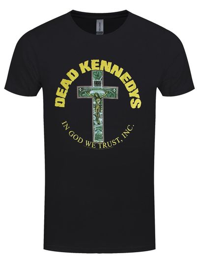 Dead Kennedys In God We Trust Men's Black T-Shirt