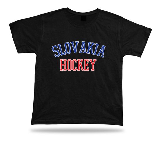 Discover Slovakia Hockey T-Shirt - International World Ice Hockey Olympic Sport