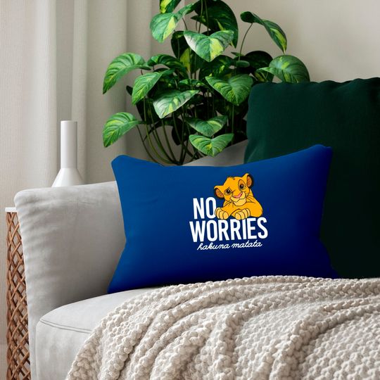 Disney Lion King Classic No Worries Simba Lumbar Pillows