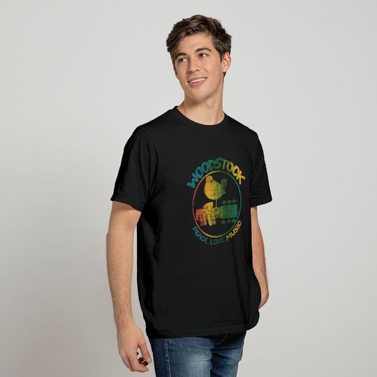 Woodstock Men's Colorful Logo Slim Fit T Shirt