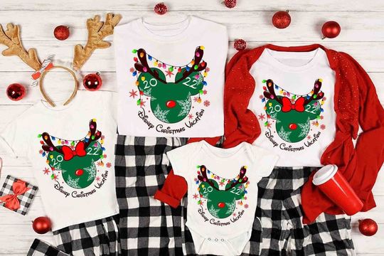 Disney Christmas Vacation Family Matching T Shirt