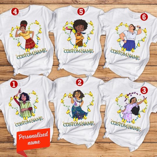 Personalized Disney Encanto Birthday Family Matching T Shirt