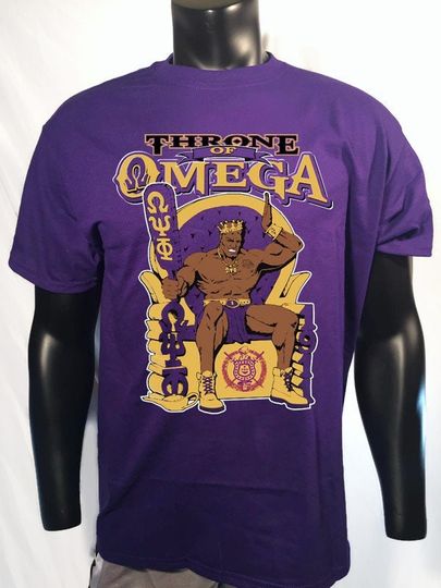Omega Psi Phi THRONE  T Shirt, Long Sleeve T Shirt