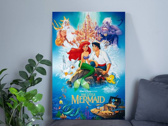 The Little Mermaid Poster The Little Mermaid 1989 Movie Poster